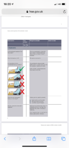 ergonomic assessment checklist